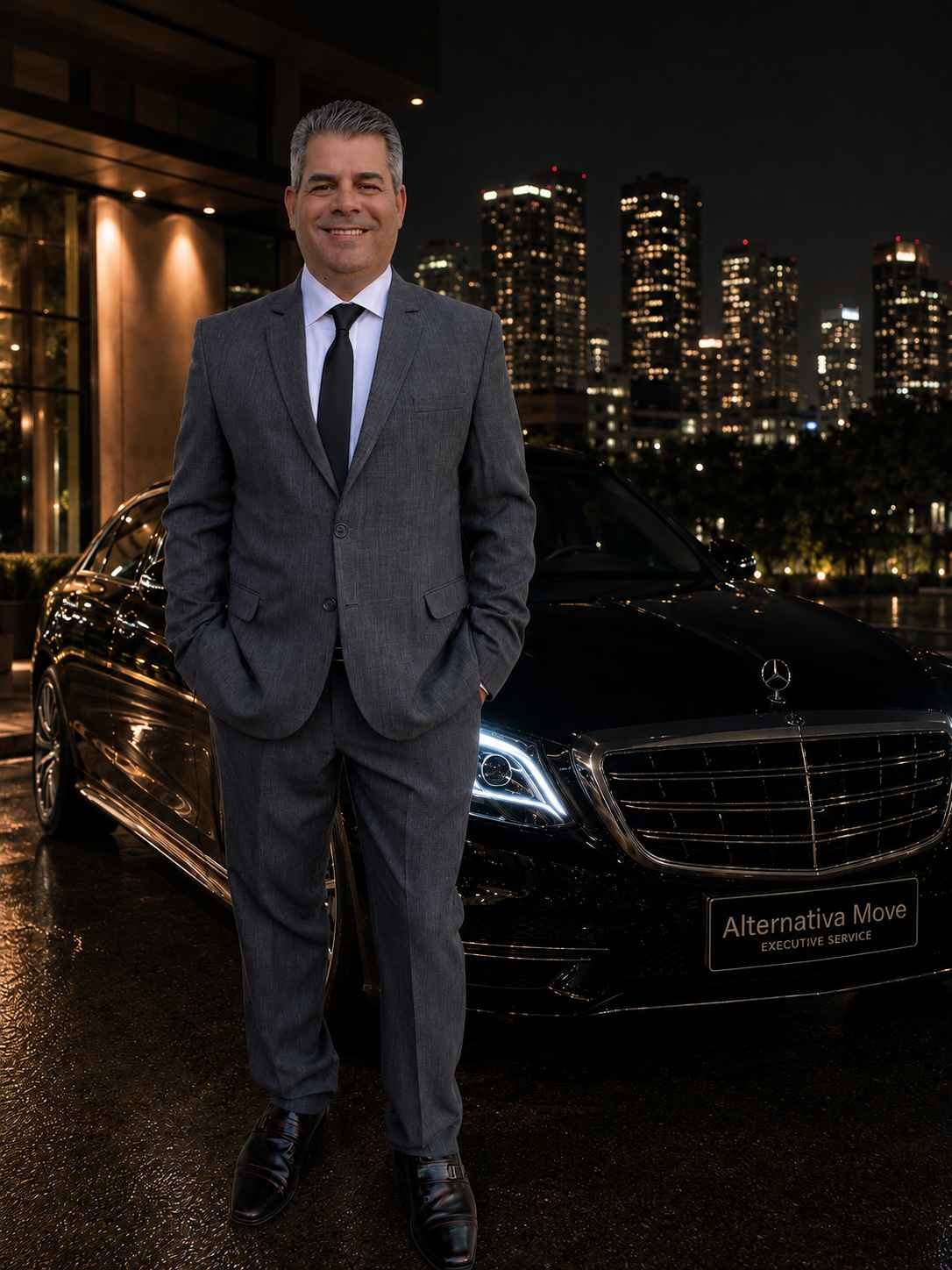 Julimar, motorista executivo em São Paulo há 11 anos